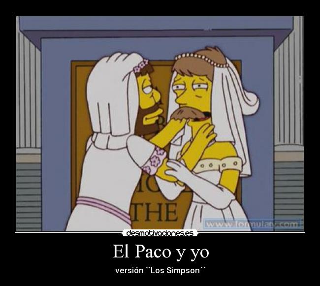 El Paco y yo - versión ``Los Simpson´´