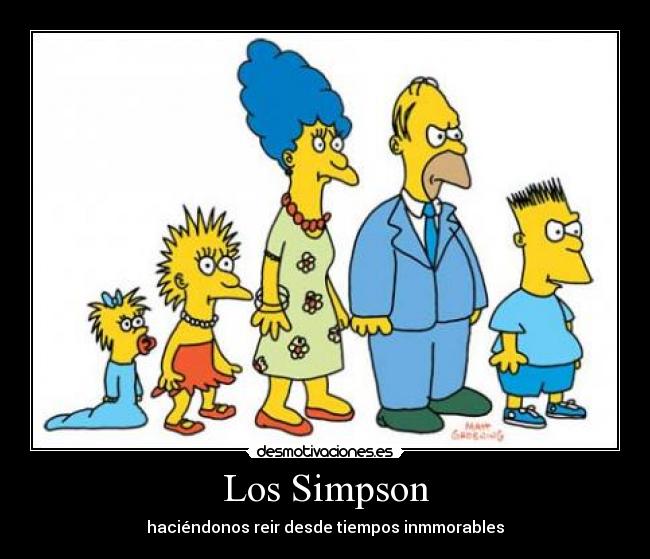 Los Simpson - haciéndonos reir desde tiempos inmmorables