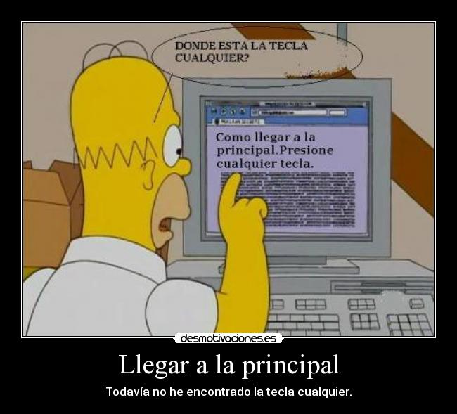 Llegar a la principal -