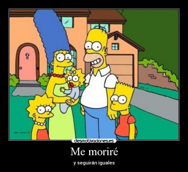 Me moriré -