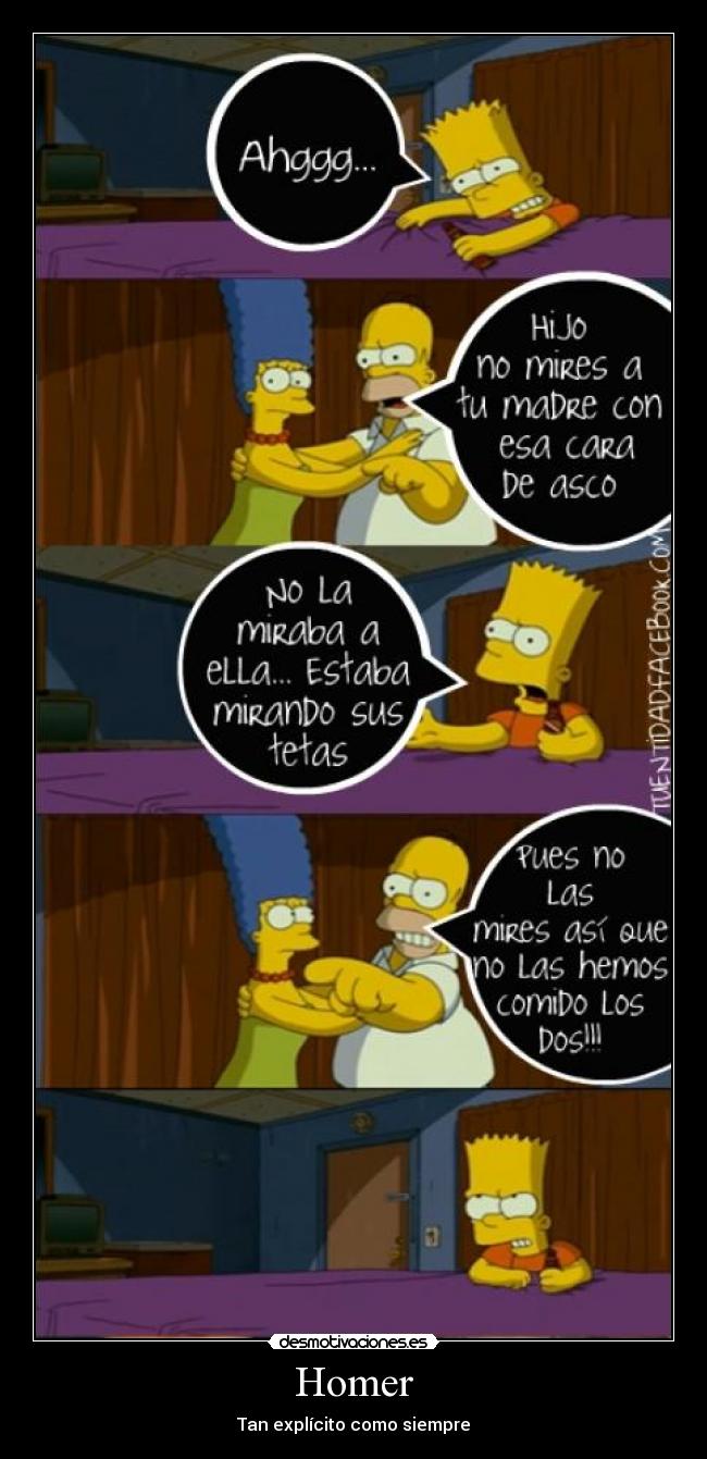 Homer - Tan explícito como siempre