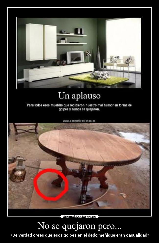 No se quejaron pero... -