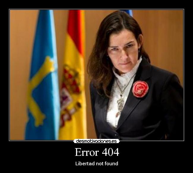 Error 404 - Libertad not found