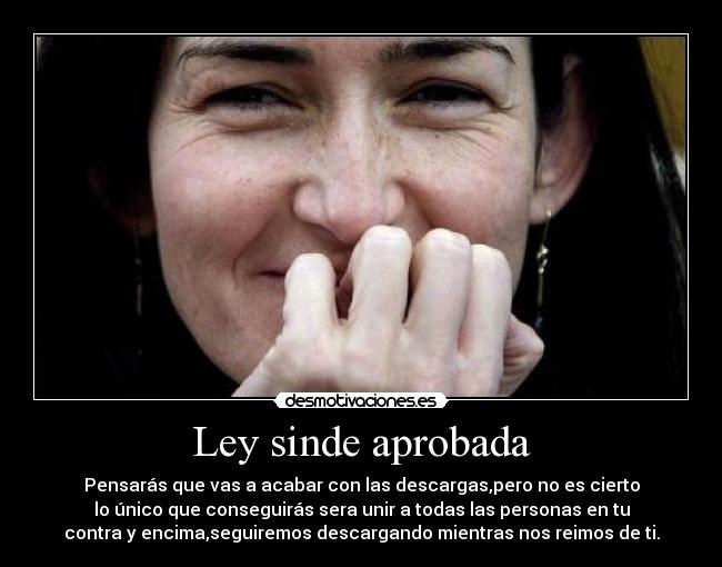 Ley sinde aprobada -