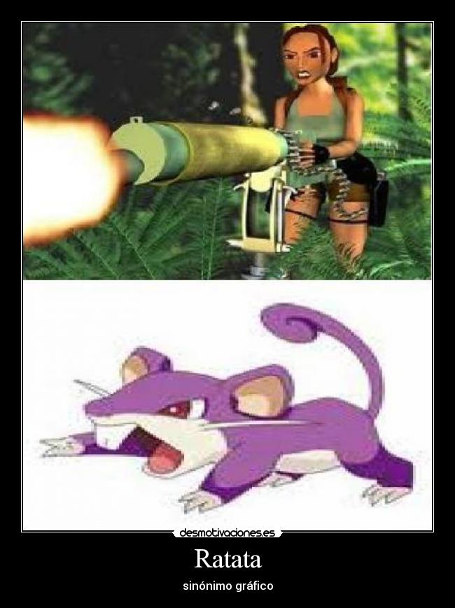 Ratata - sinónimo gráfico