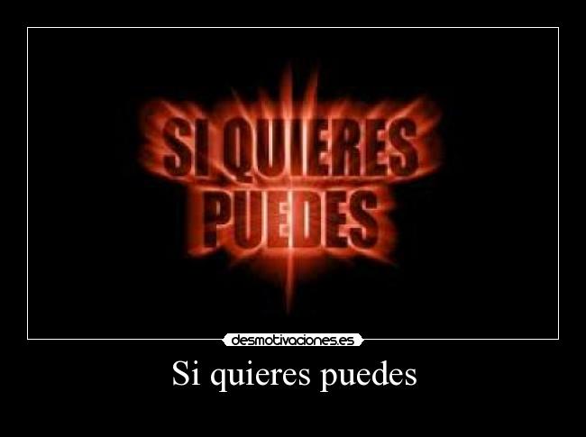 Si quieres puedes - 