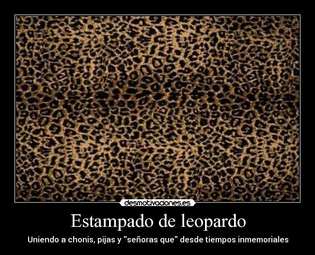 Estampado de leopardo -