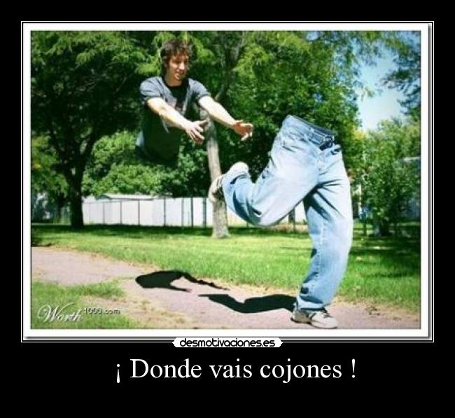   ¡ Donde vais cojones ! - 