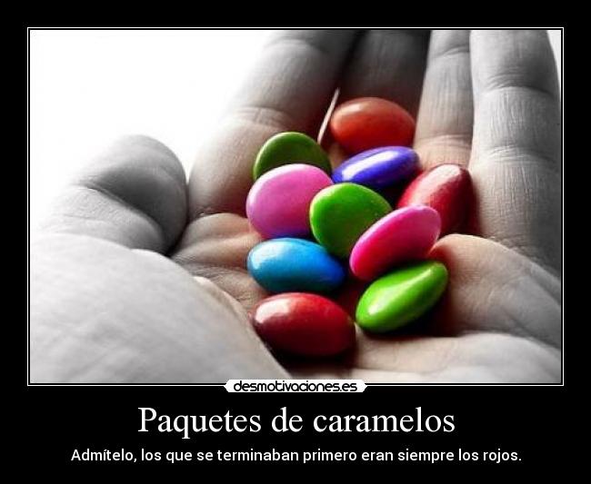 Paquetes de caramelos - 