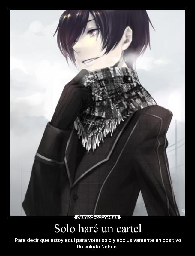 Solo haré un cartel - 
