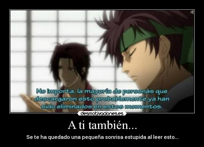 carteles anime cara idiota desmotivaciones