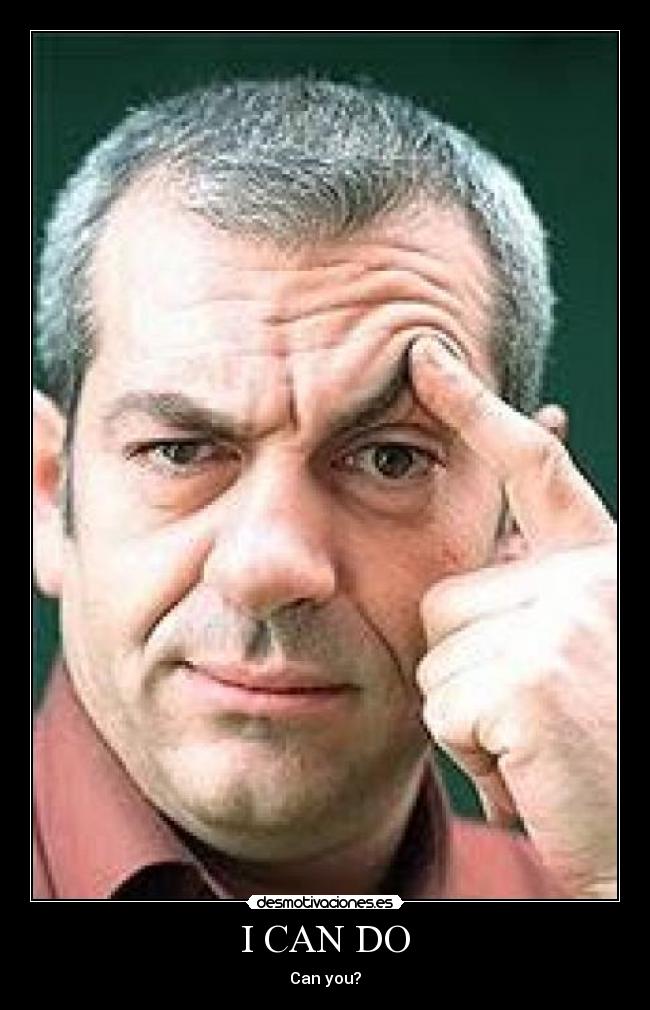 I CAN DO -