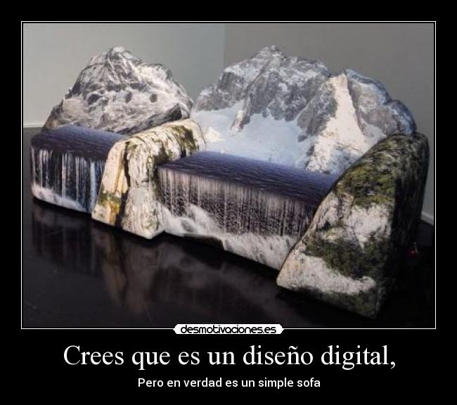 Crees que es un diseño digital, - 