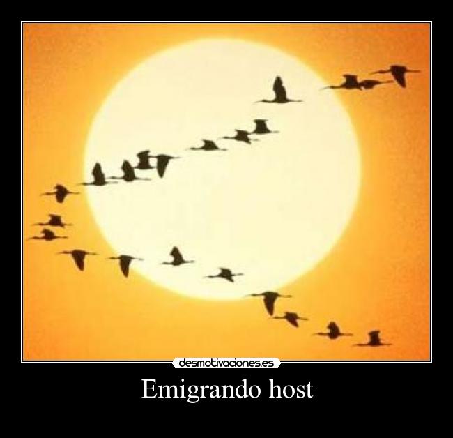 Emigrando host - 