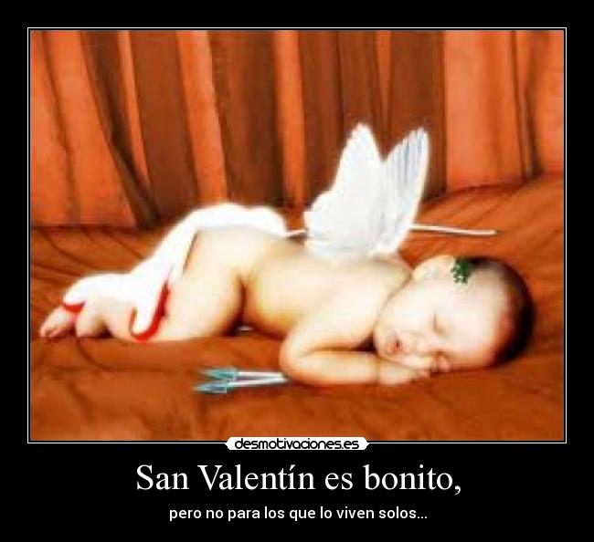 San Valentín es bonito, - pero no para los que lo viven solos...