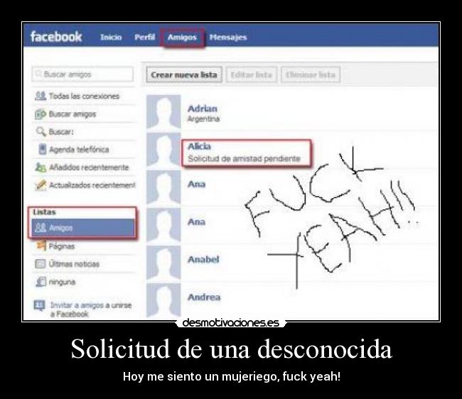 carteles fuck yeah facebook amigos chica mujeriego ligar popular solicitud desmotivaciones