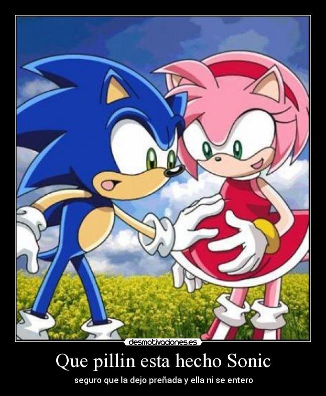 carteles sonic desmotivaciones