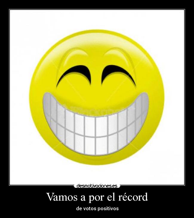 Vamos a por el récord -