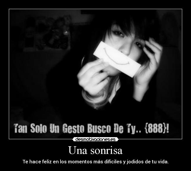 Una sonrisa - 