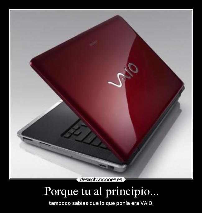 Porque tu al principio... - 