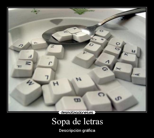 Sopa de letras - Descripción gráfica