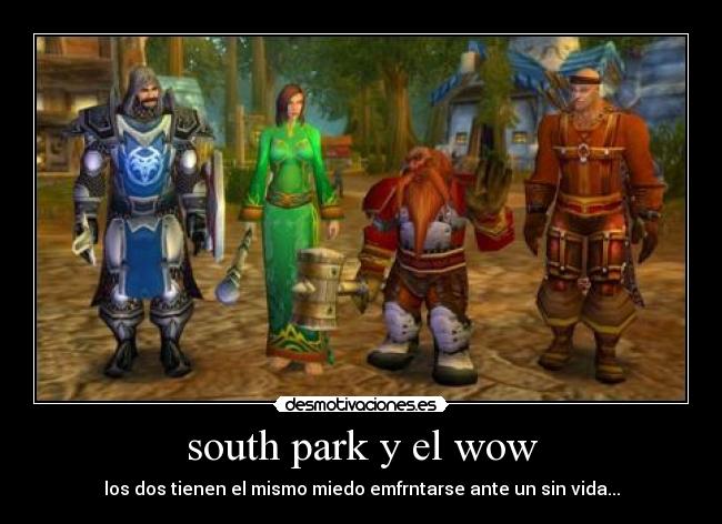 south park y el wow -