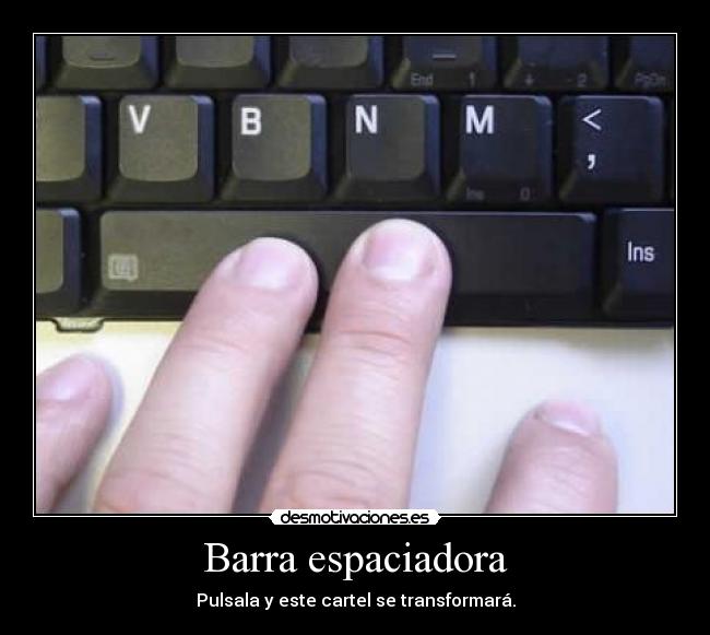 Barra espaciadora -