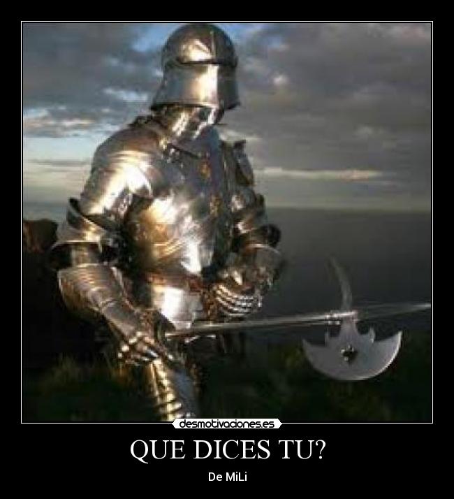 QUE DICES TU? - De MiLi