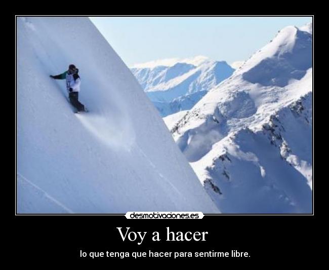 Voy a hacer -