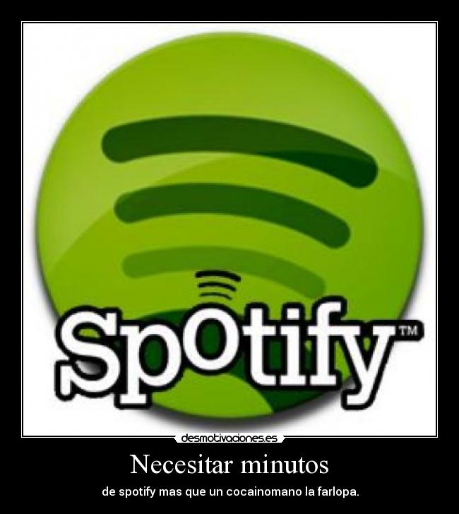 Necesitar minutos -