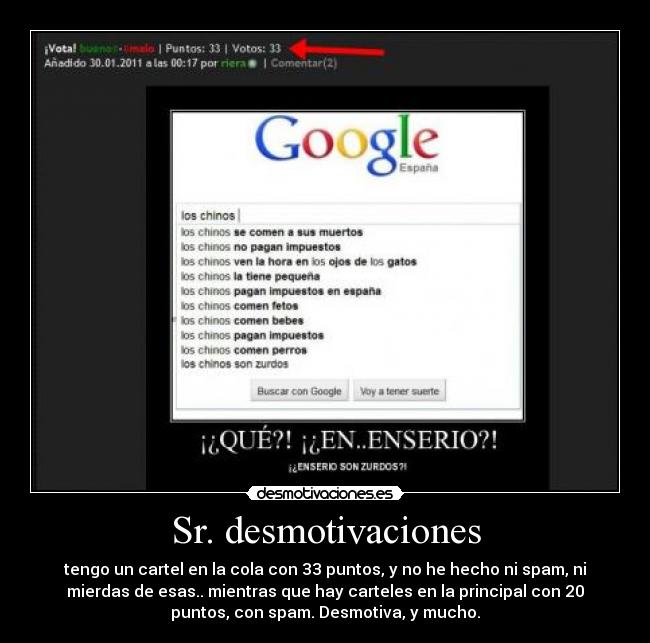 Sr. desmotivaciones - 