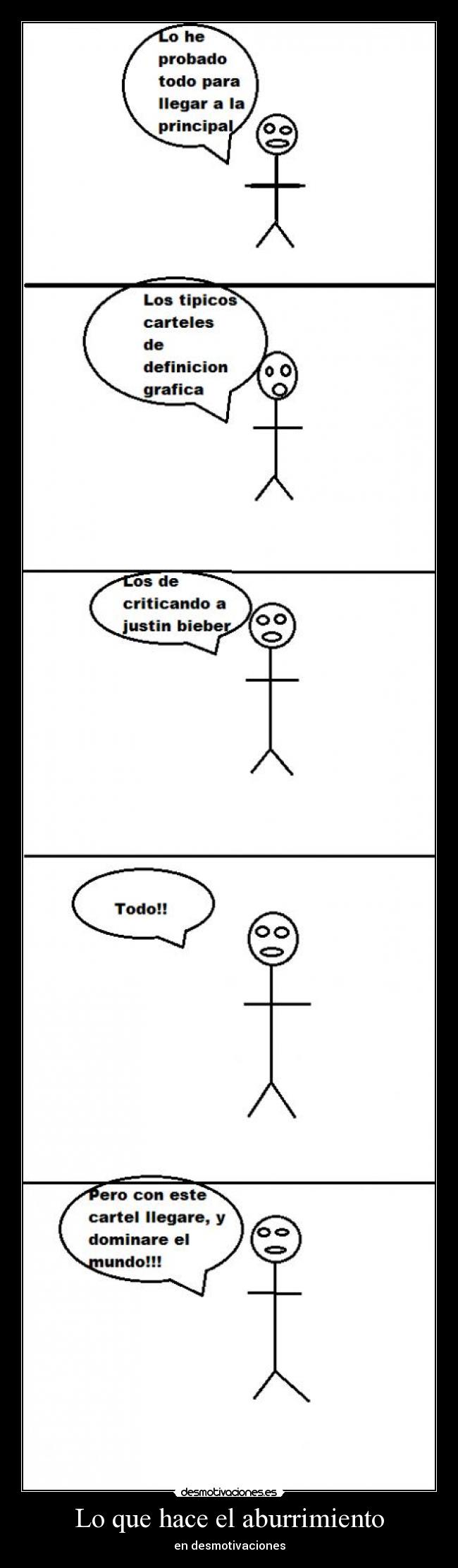 Lo que hace el aburrimiento - 