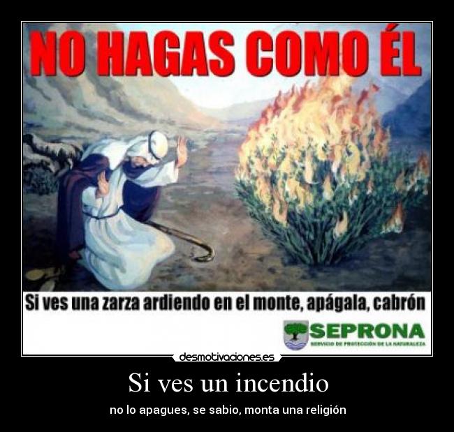 Si ves un incendio - 