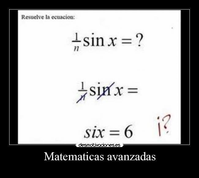 Matematicas avanzadas -
