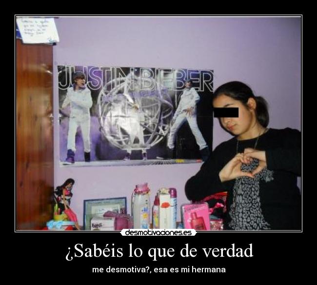 ¿Sabéis lo que de verdad -