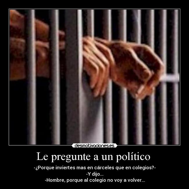 carteles pregunte politico desmotivaciones