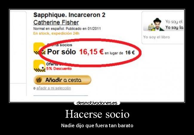 Hacerse socio -