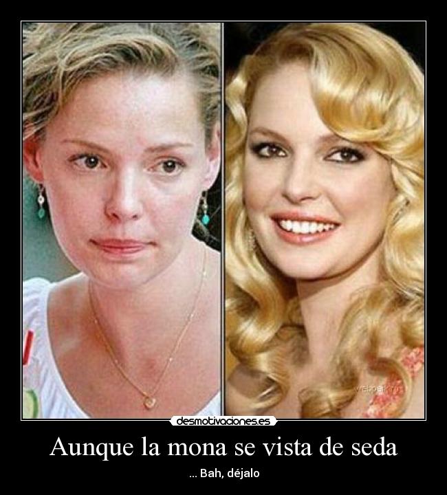 carteles famosas sin maquillar desmotivaciones