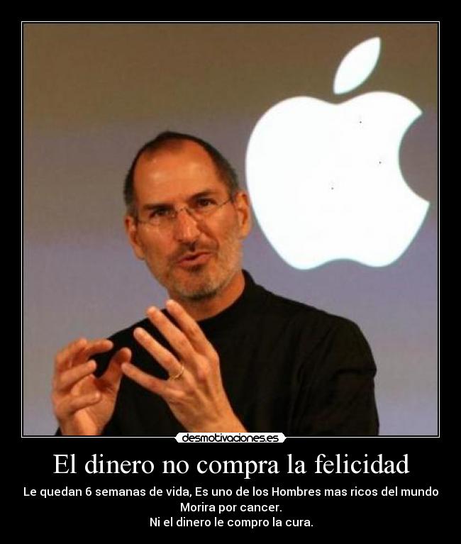 El dinero no compra la felicidad - Le quedan 6 semanas de vida, Es uno de los Hombres mas ricos del mundo
Morira por cancer.
Ni el dinero le compro la cura.