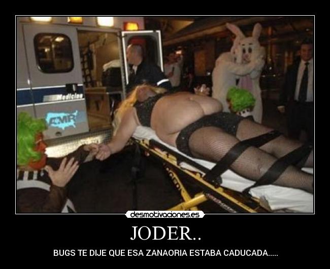 JODER.. - BUGS TE DIJE QUE ESA ZANAORIA ESTABA CADUCADA.....