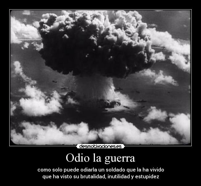 Odio la guerra - 