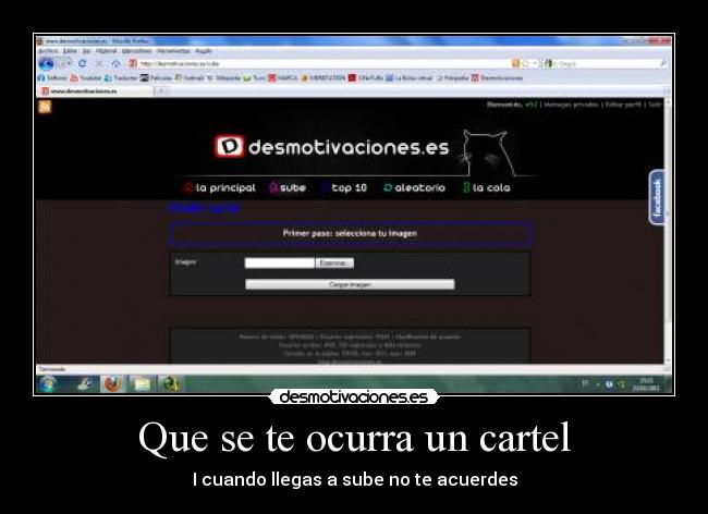 Que se te ocurra un cartel - I cuando llegas a sube no te acuerdes