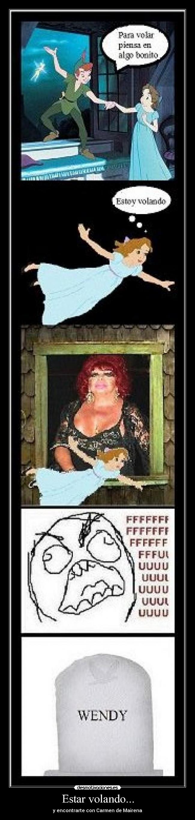 Estar volando... - y encontrarte con Carmen de Mairena