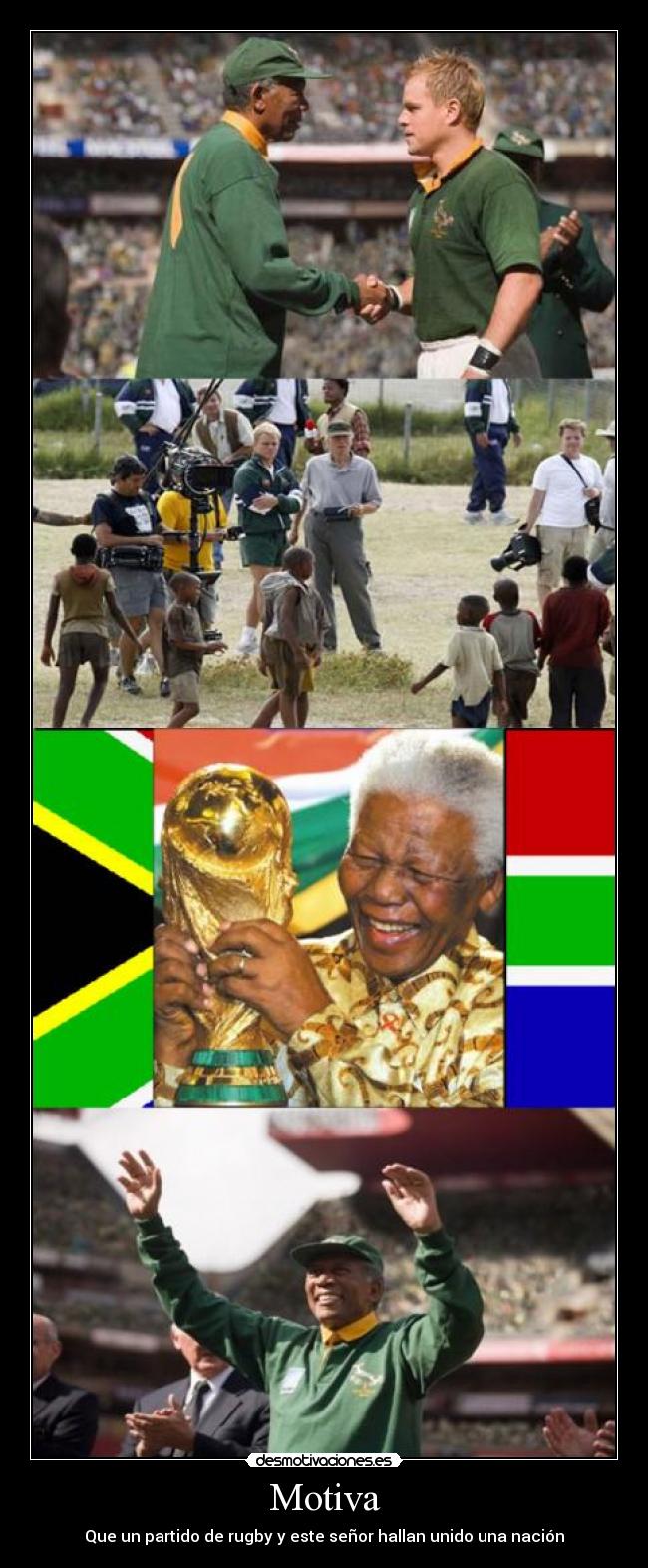 Motiva - Que un partido de rugby y este señor hallan unido una nación