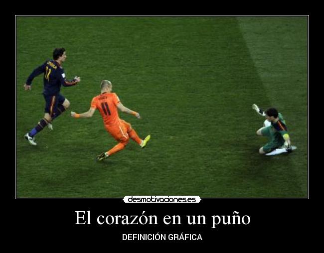 El corazón en un puño - DEFINICIÓN GRÁFICA