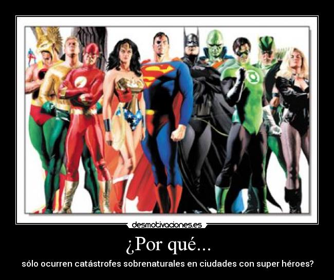 carteles ciudades con superheroes desmotivaciones