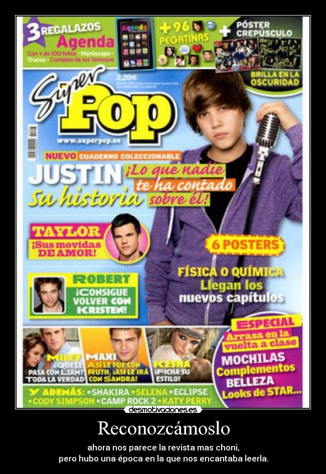 Reconozcámoslo - ahora nos parece la revista mas choni,
pero hubo una época en la que nos encantaba leerla.