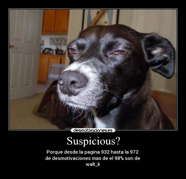 Suspicious? -