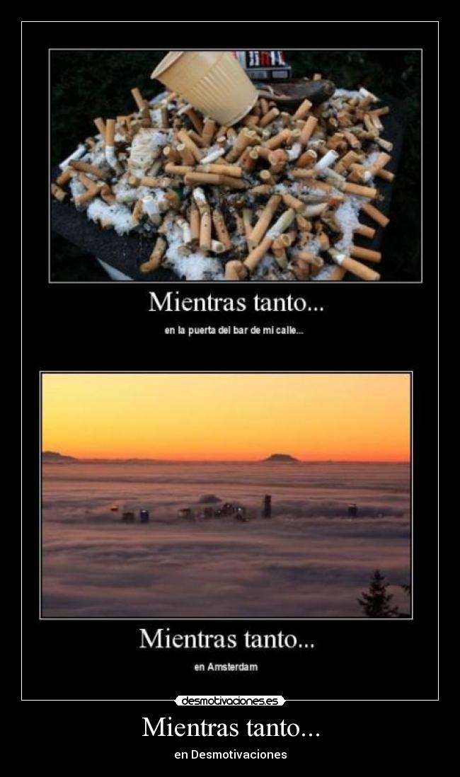 Mientras tanto... - en Desmotivaciones