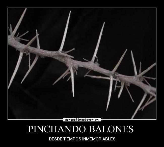 PINCHANDO BALONES - DESDE TIEMPOS INMEMORIABLES